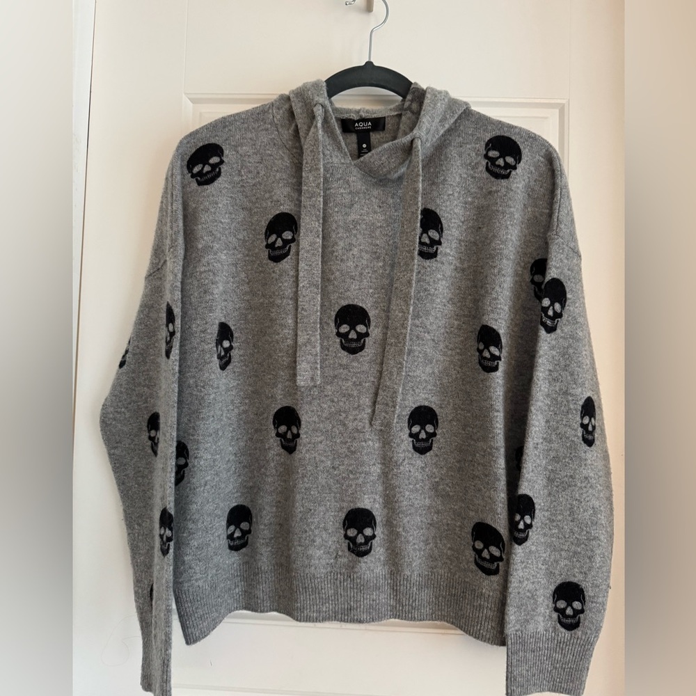 Bloomingdale's Cashmere Hoodie Sweater